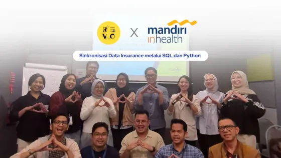 Mandiri Inhealth team after a RevoU data training session